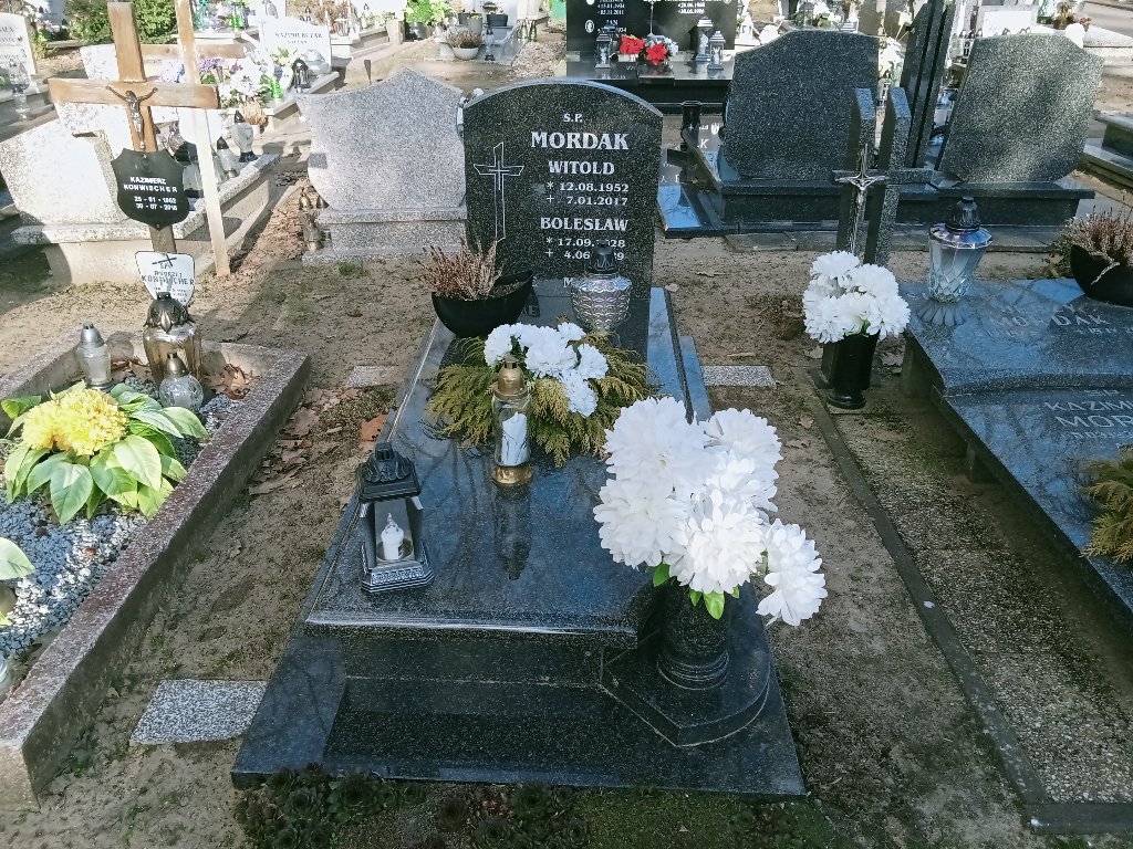 Grób Bolesław Mordak